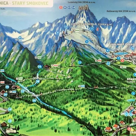 Lomnicka - - Krasny Vyhlad Na Vysoke Tatry Apartmán Tatranská Lomnica